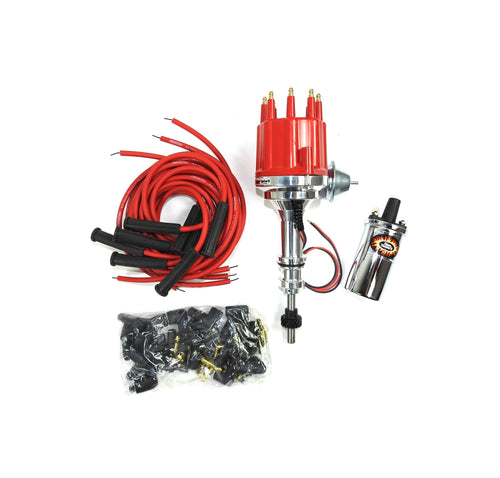 Ignition Kit Pertronix Bundle009 (Includes Ford 351WPlay Distributor with Red Male Cap), 1 Pack