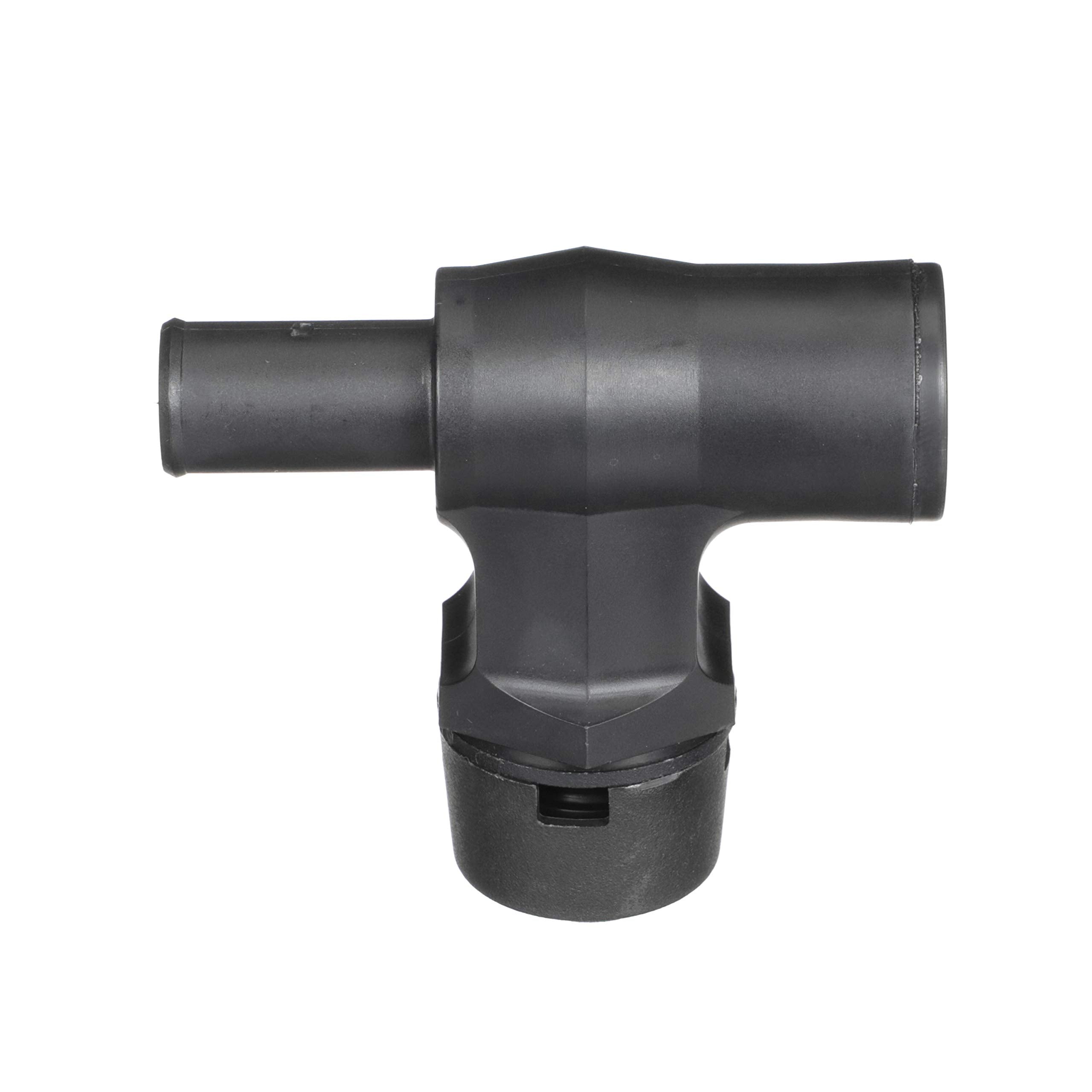 90-Degree P-Trap Fuel Tank Vent Attwood 1670-3, Standard Mount, 5/8-Inch Interior Diameter Hose, Black with Black Vent Head