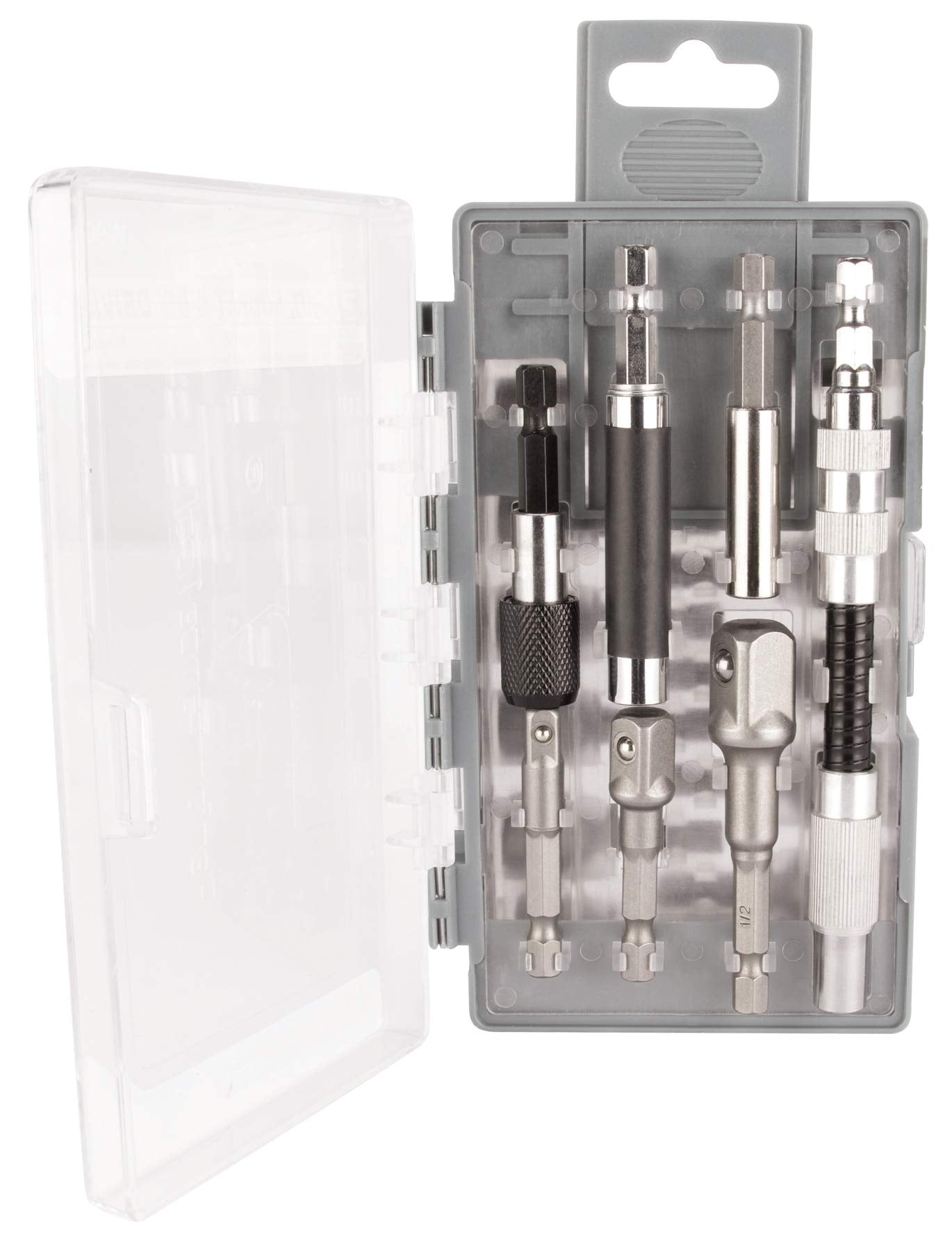 Magnetic Hex Nut Driver Performance Tool W9049 Master Kit, Cr-V Steel | 1/4-Inch-Inch Quick-Change Hex Shank | SAE & Metric-Inch, 21pc socket, bit & nut driver set