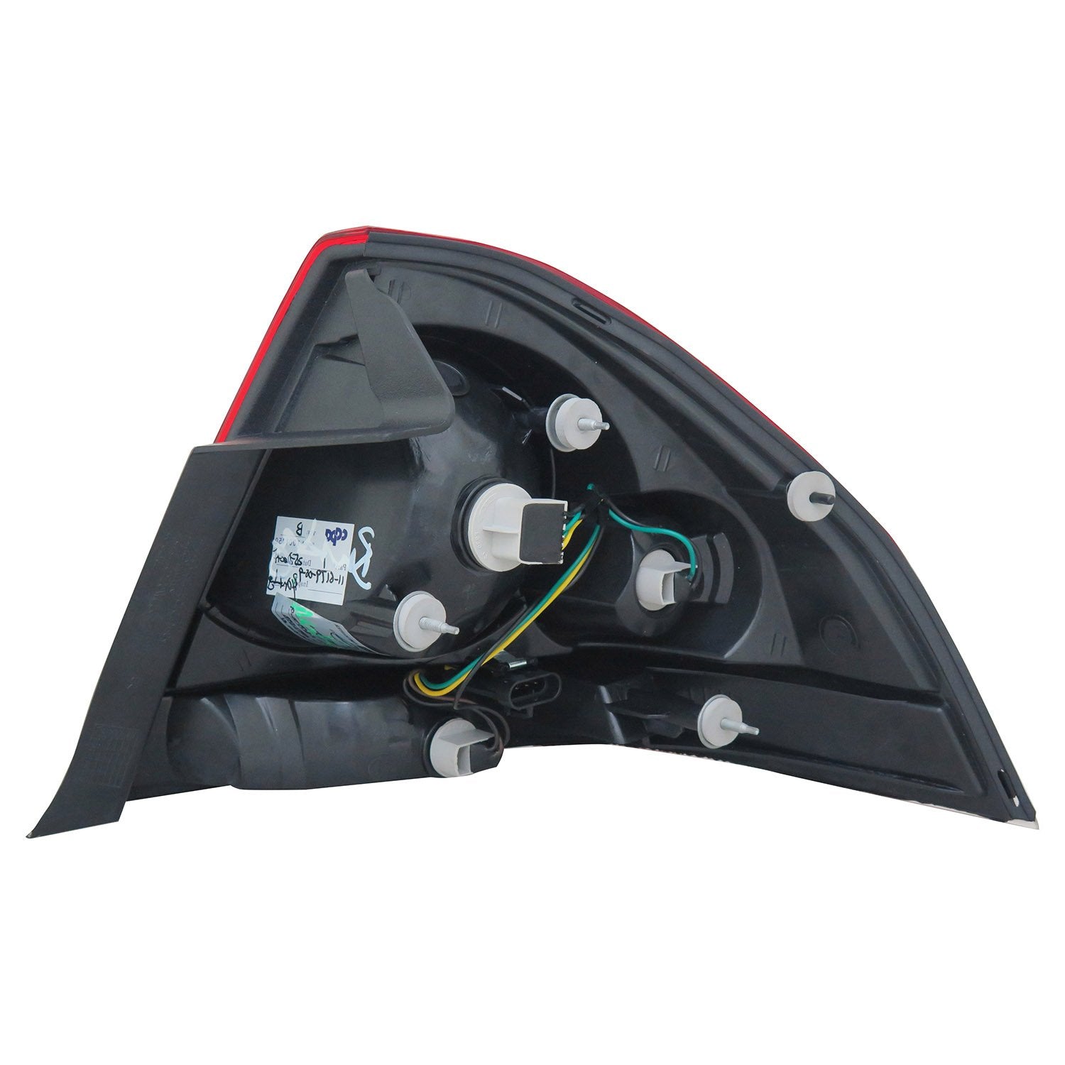 Left TYC Tail Light Assembly Compatible with 2006-2013 Chevrolet Impala