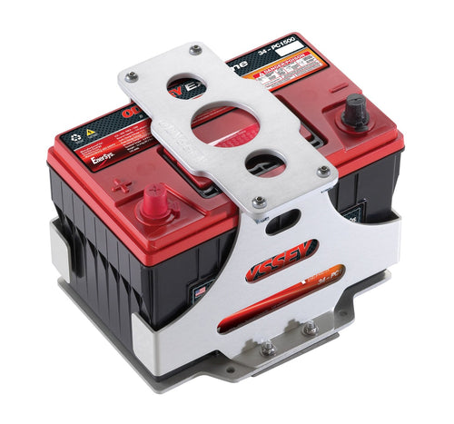 Hold Down Kit Odyssey Battery HK-PC1500 For Use w/PN[PC1500] Brushed Aluminum Kit