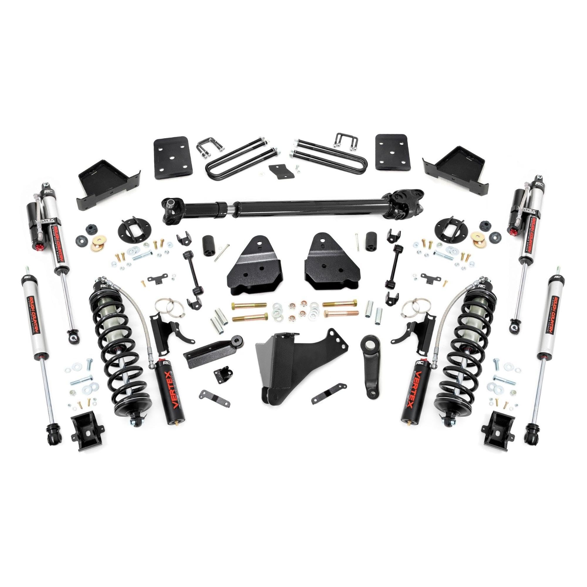 4.5" Rough Country Coilover Lift Kit for 17-22 Ford Super Duty - 55059