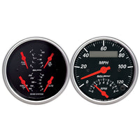 Auto Meter Designer Black Quad Gauge/Tach/Speedo Kit 1409