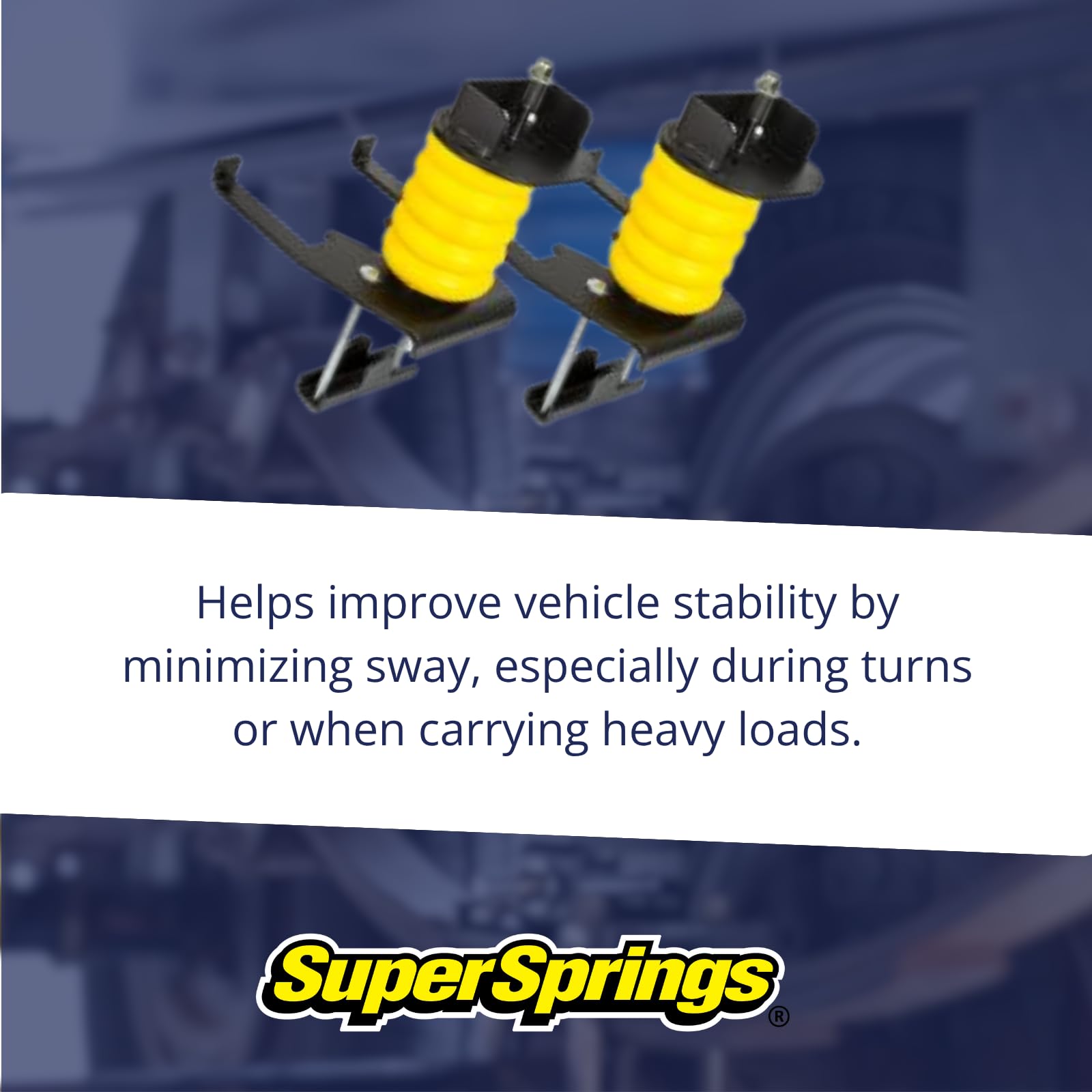 SumoSprings Rear SSR-140-54 for Ford F-250 | F-350 | Left/Right Pair | 2800 (lb) Capacity at 50% Compression | Made in the USA