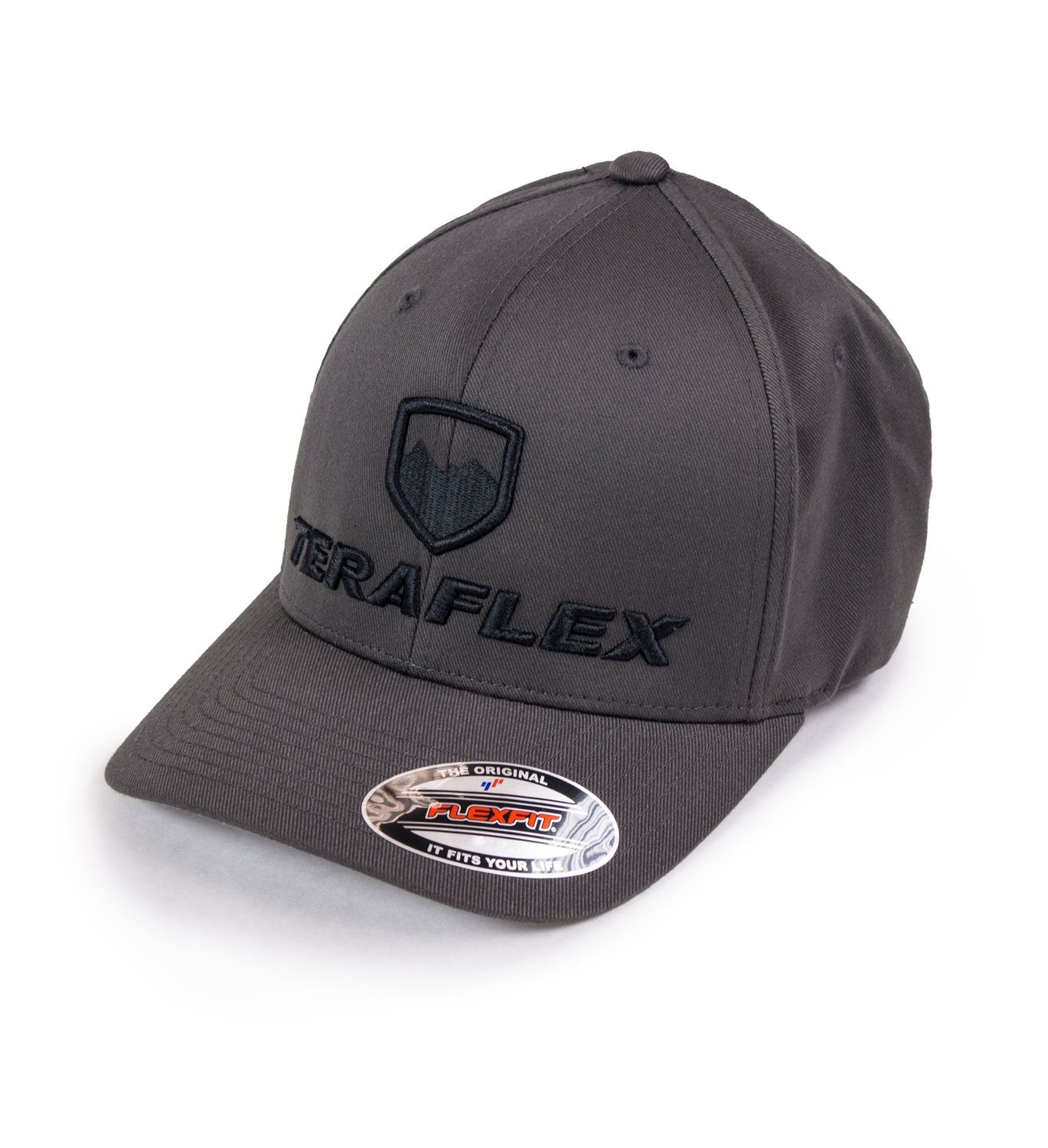Premium TeraFlex Flexfit Hat Dark Gray - Small/Medium, 1 Pack