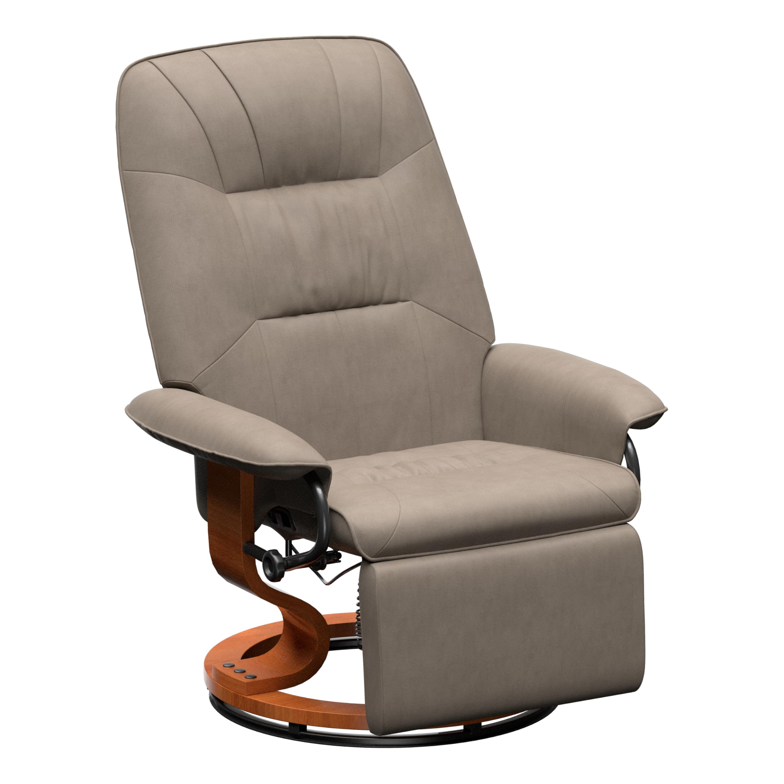 Thomas Payne Euro Recliner Signature RV with Easy Manual Recline/Swivel Functionalities, High-Density Foam - Driftwood 2024044217