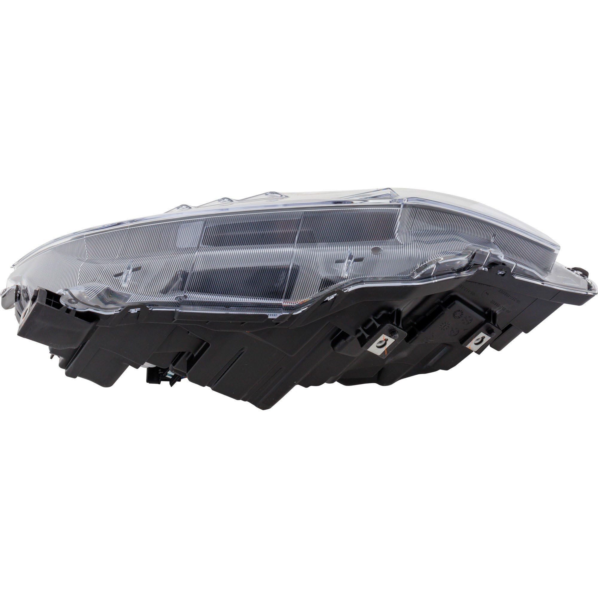 LED Headlight Assembly Go-Parts for 2019 Honda Civic Touring Model, Right (Passenger) Side, North America Built Vehicle, Replacement