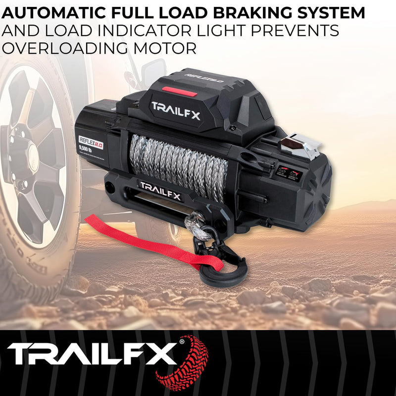 Reflex 2.0 Trailfx Winch 9.5k Synthetic