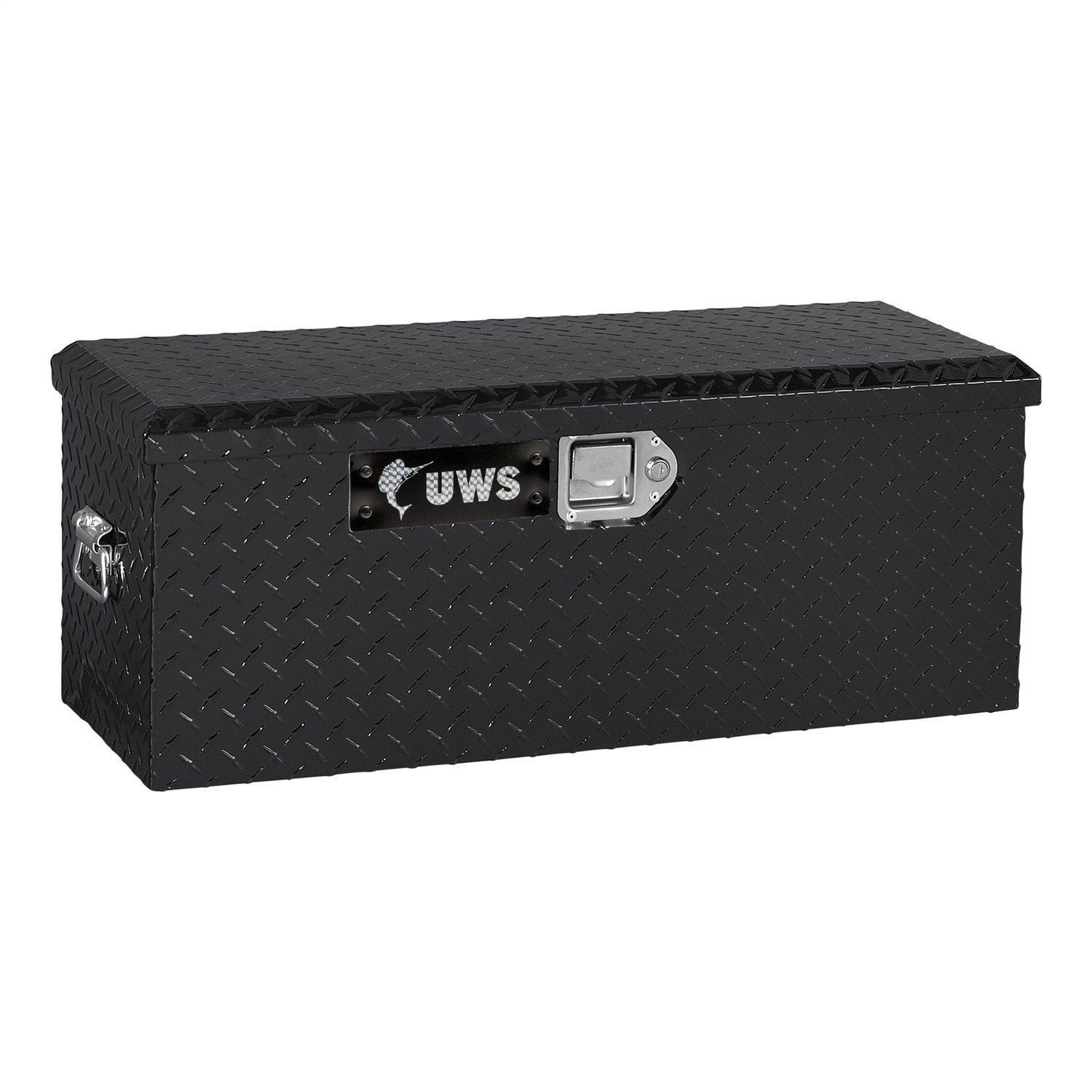 UWS Black ATV-BLK Chest with End Pull Handles and Beveled Insulated Lid ATV