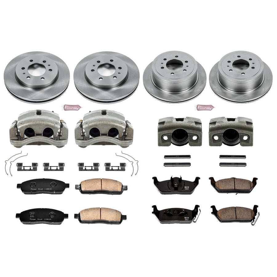 Power Stop KCOE5335 1-Click Autospecialty OE Replacement Brake Kit with Calipers For Ford F-150 2009 [Model Specific]