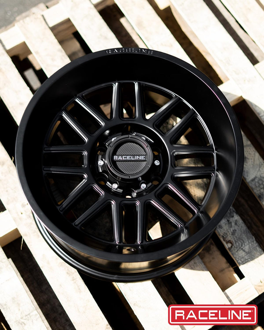 Satin Black Raceline Wheels 948B SPLIT Wheel (18 x 9. inches /5 x 139 mm, 18 mm Offset)