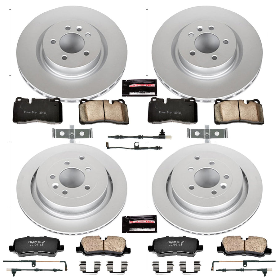Power Stop CRK5443 Z23 Evolution Geomet Coated Brake Kit Front and Rear For Land Rover Range Rover Sport 2006-2009 [Model Specific]