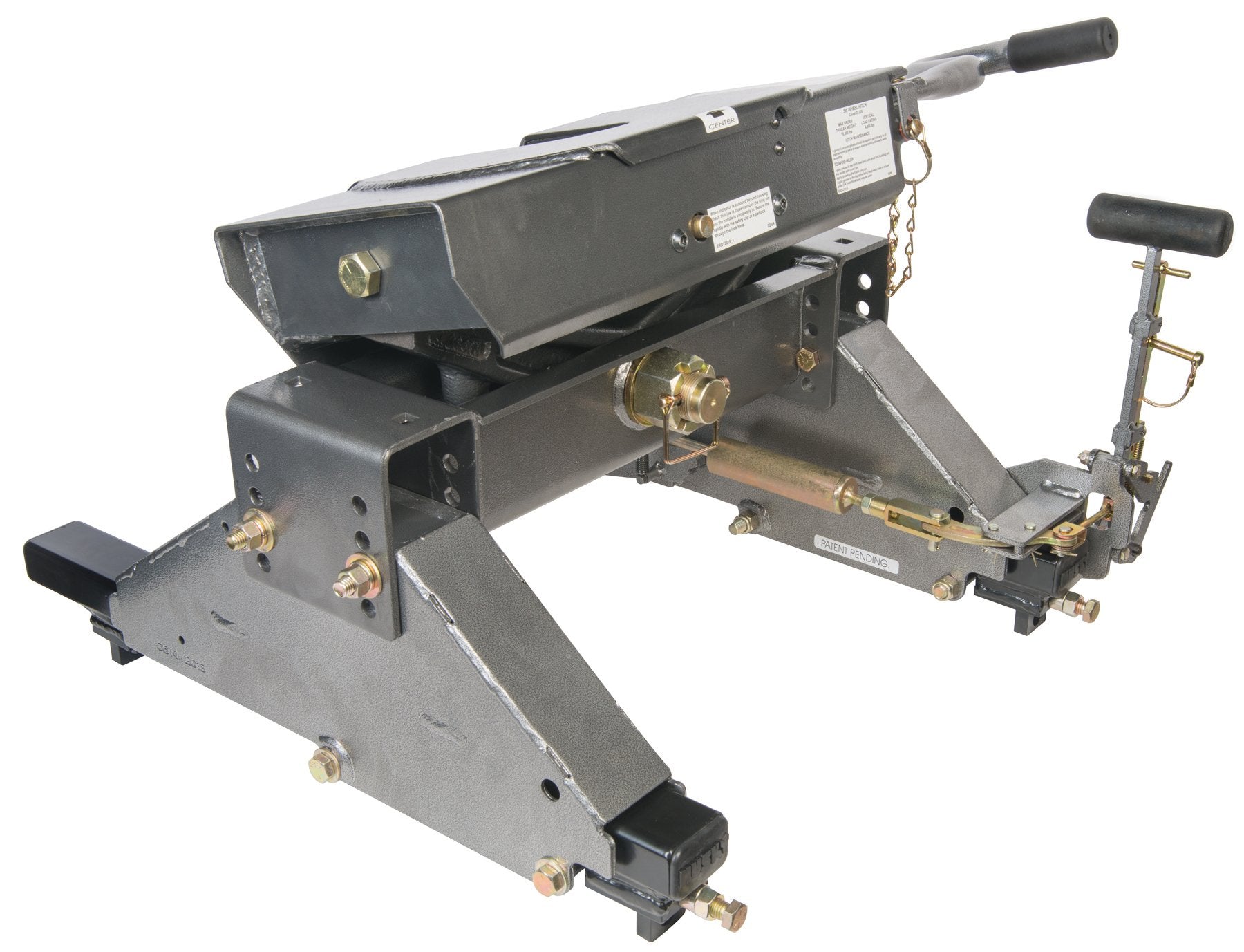 Husky 16K-W Wrap Around Jaw 5th Wheel Hitch with Glider, 16,000 lb Capacity 31667