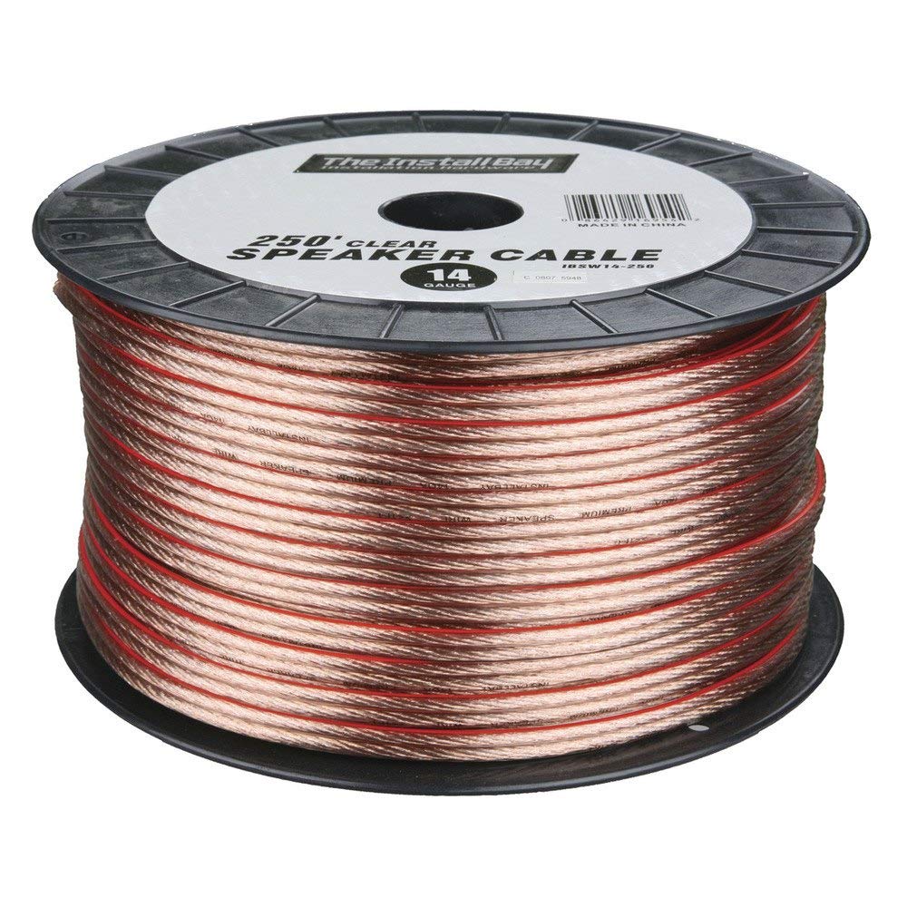 14Ga Clear Install Bay Cca Value Line Speaker Wire - 250 Foot Coil