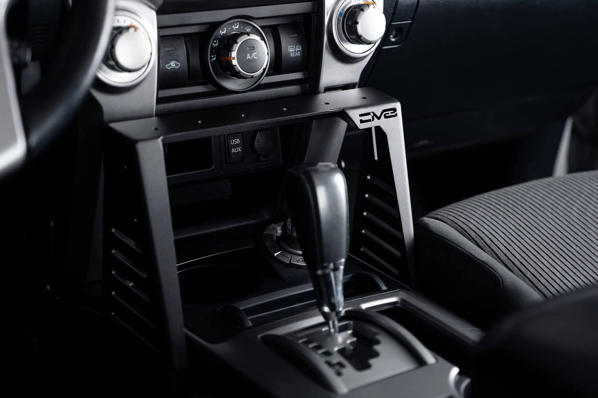 DV8 Offroad Molle Panels & Center Console Device Mount for 2010-2024 Toyota 4Runner 5th Gen | Mount for Cell Phone, GPS, Radio, & Other Accessories | Automatic & Manual Transmissions