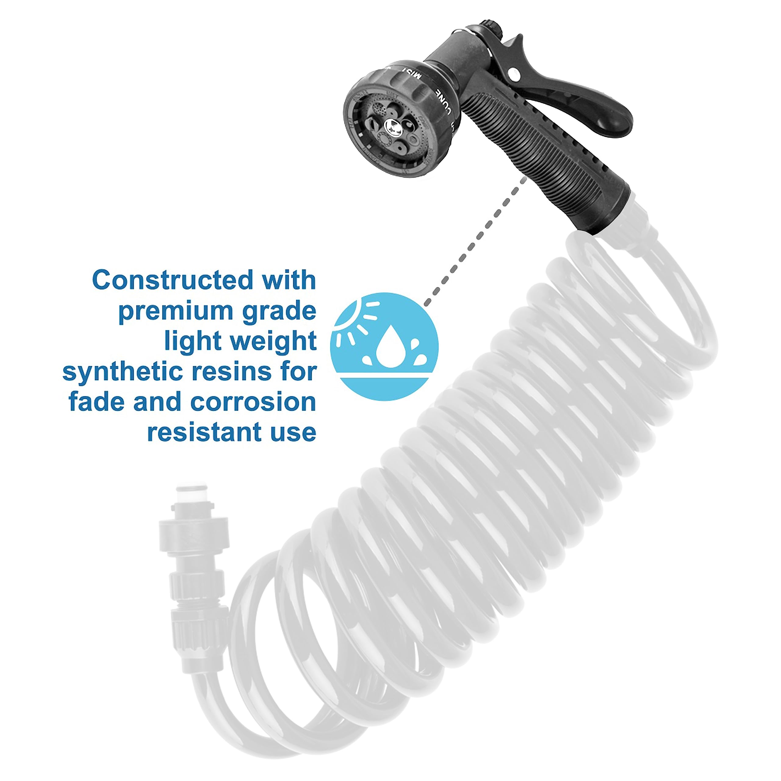 RV Dura Faucet Exterior Sprayer (Black)