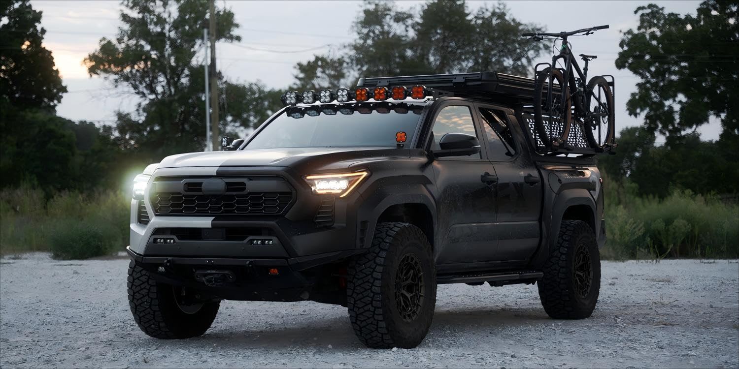AlphaRex NOVA-Series LED Projector Headlights for Tacoma 24-up Alpha-Black