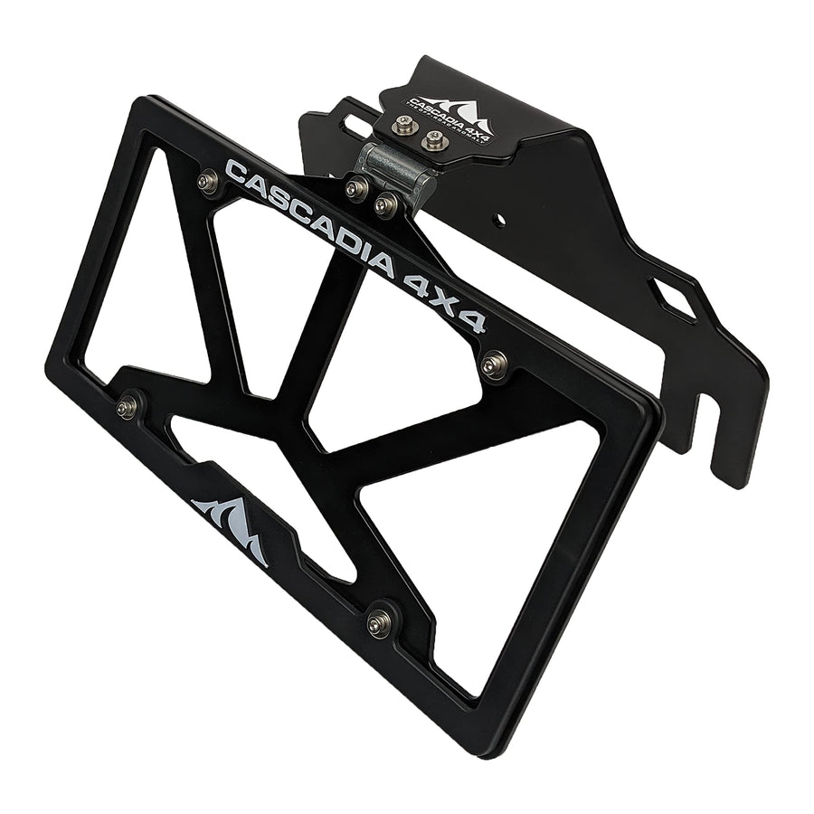 Winch License Plate Mounting System Cascadia 4x4 Flipster V3 | Hawse, Roller, Recessed Fairlead