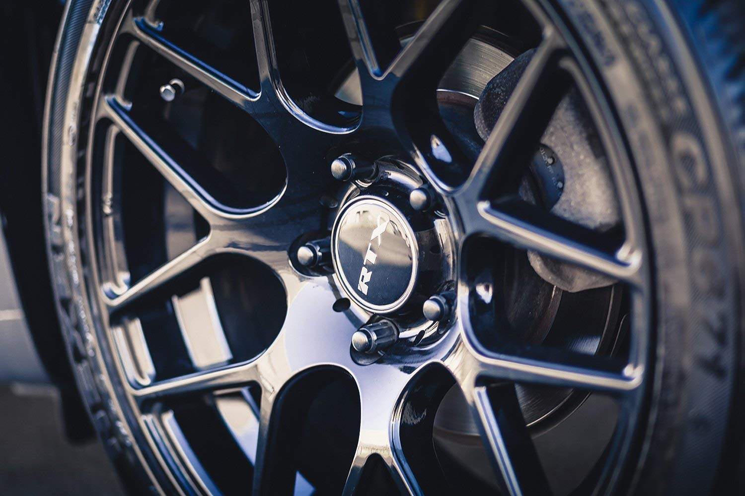 Custom RTX Wheel - 19x8.5, 38 Offset, 5x120.65 Bolt Pattern, 74.1mm Hub - Gloss Black Rim