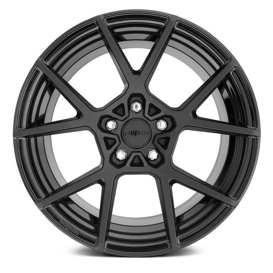 R139 Rotiform KPS 18x8.5 5x112 +45mm Matte Black Wheel Rim 18" Inch