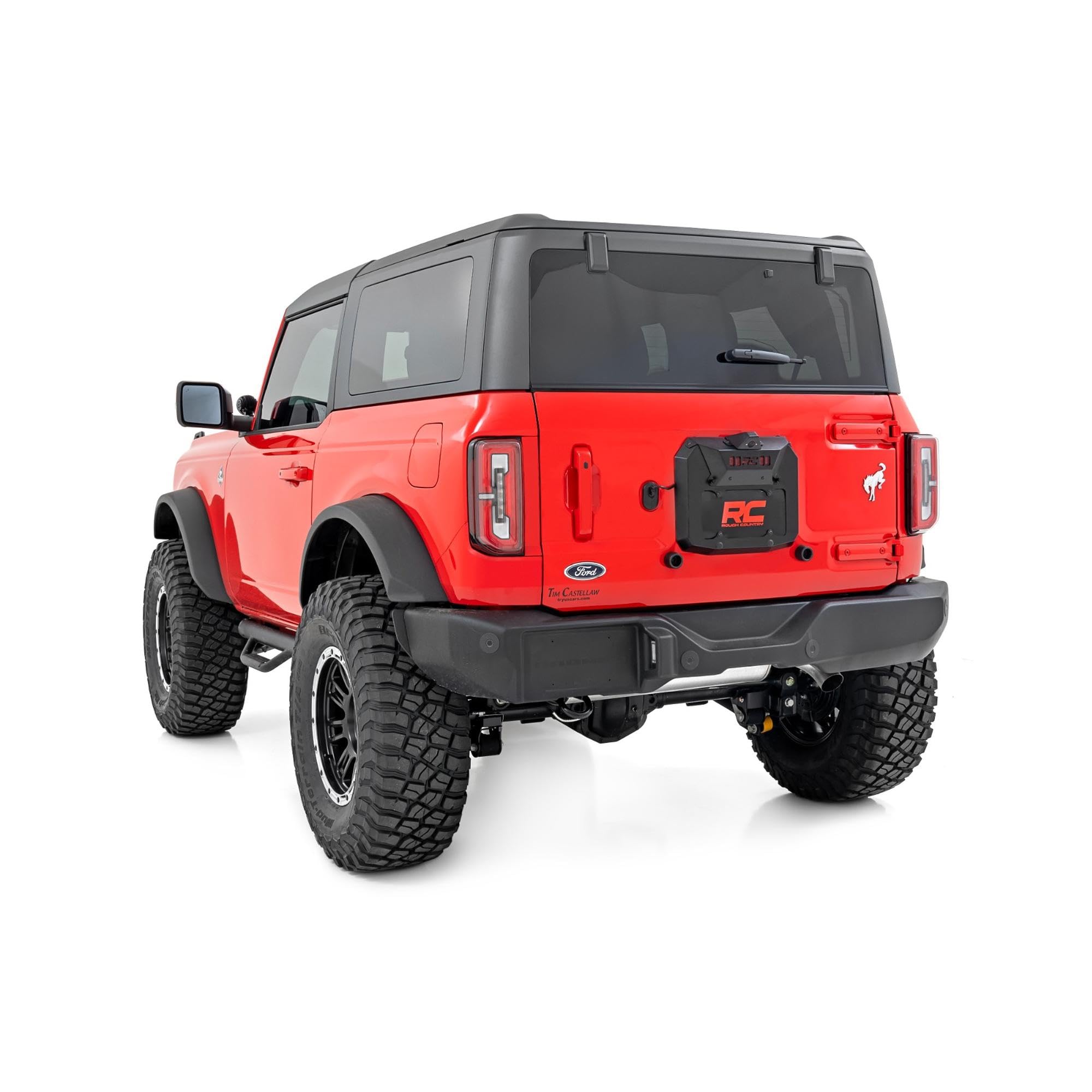 Rough Country Spare Tire Carrier Cover Replacement Kit for Ford Bronco 4WD (2021-2024)