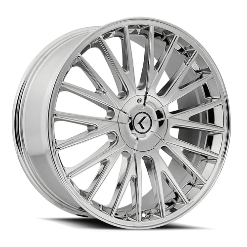 Kraze KR185 17x8 Double Down Chrome Wheel 5x112/5x120 (38mm)
