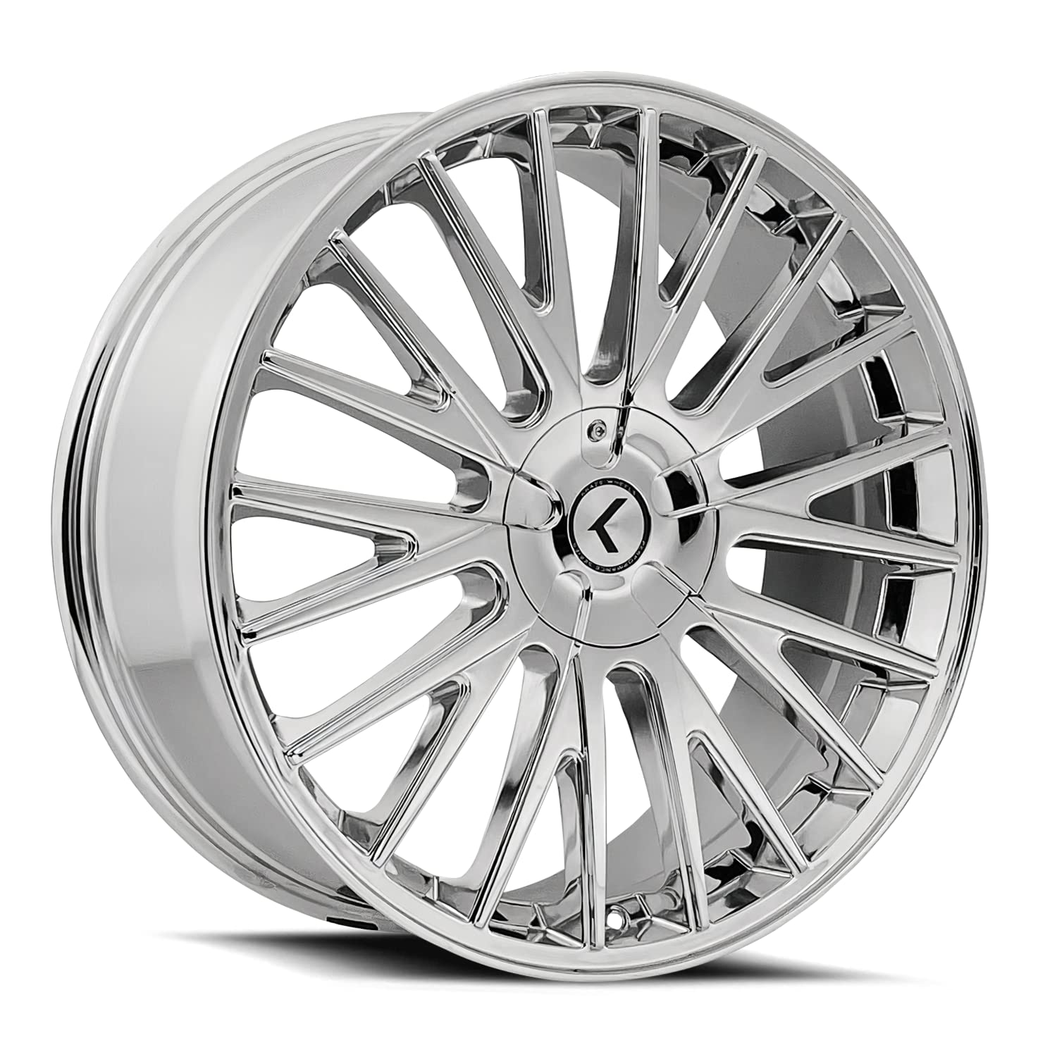 KR185 KRAZE Double Down Chrome Wheel (17 x 8. inches /5 x 108 mm, 38 mm Offset)