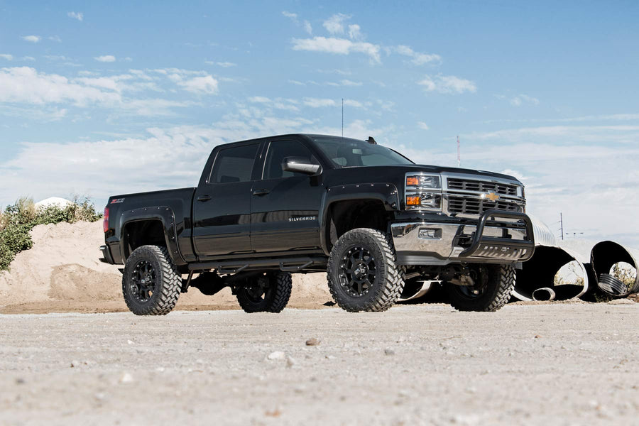 Rough Country Suspension Lift Kit 7.5" with Vertex Coilovers/Vertex Shocks for Chevy Silverado & GMC Sierra 1500 (2007-2013) 2WD