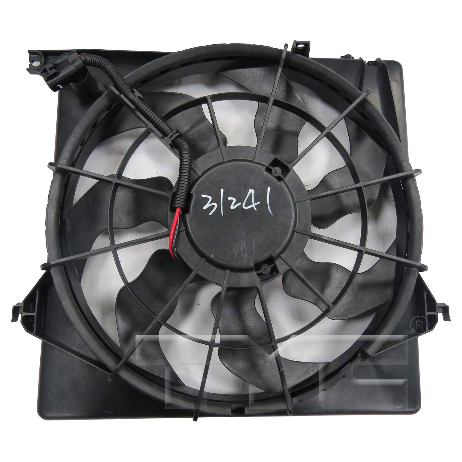 Replacement TYC 623880 Cooling Fan Assembly for Hyundai SANTA FE, 1 Pack