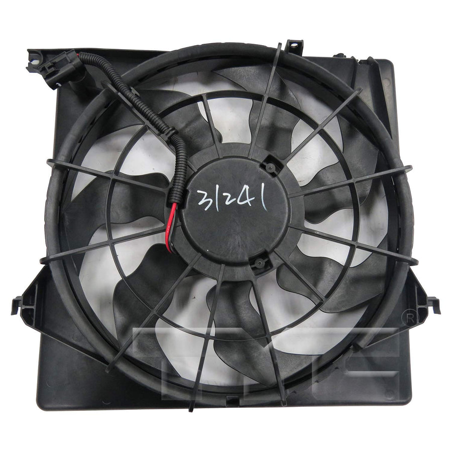 Replacement TYC 623880 Cooling Fan Assembly for Hyundai SANTA FE, 1 Pack