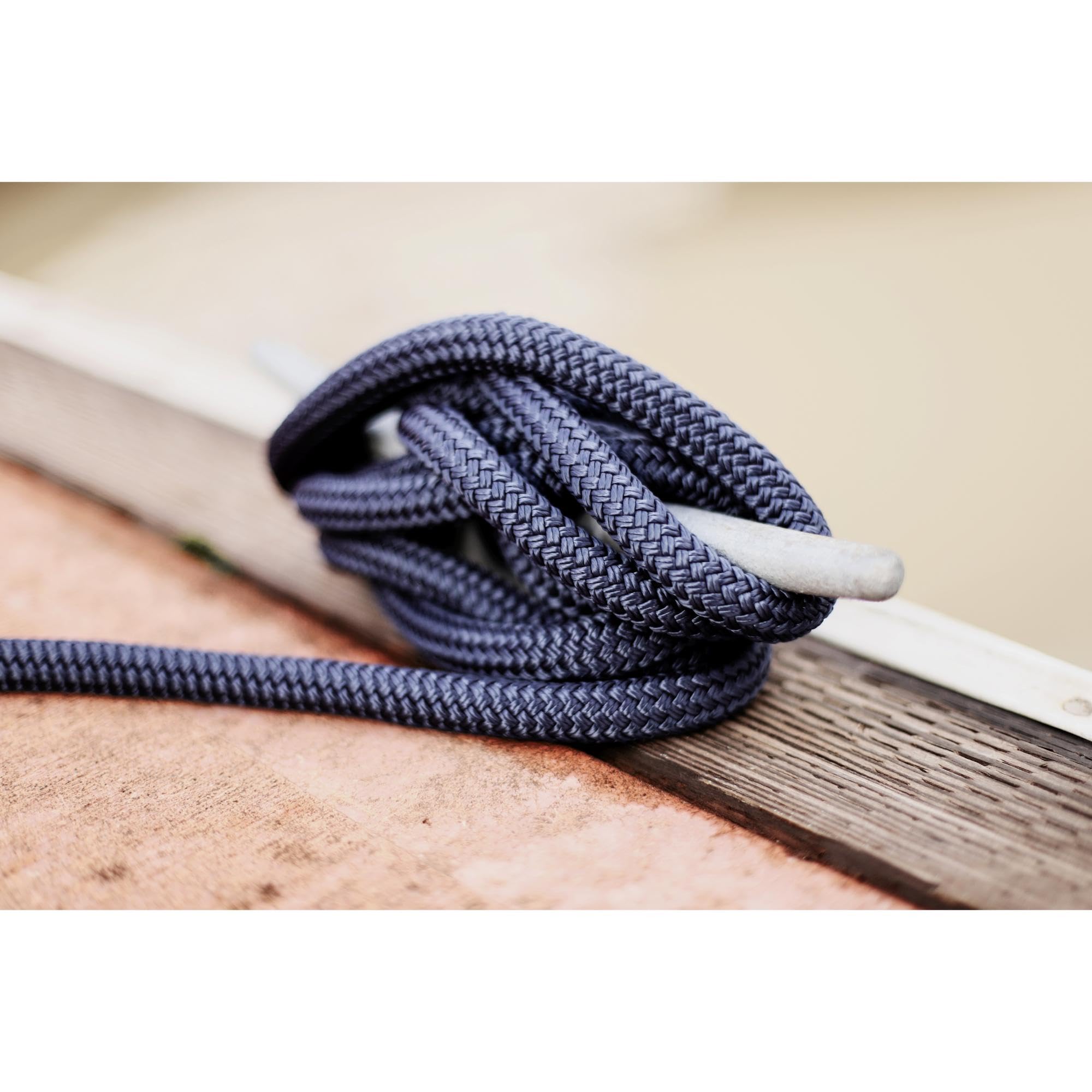Dock Line CMP Cordage CDL3825NY, 3/8" Diameter - 25' Length, Double Braid, Navy