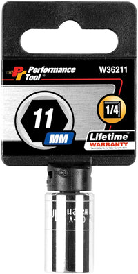W36211 Performance Tool 11mm 6pt Socket