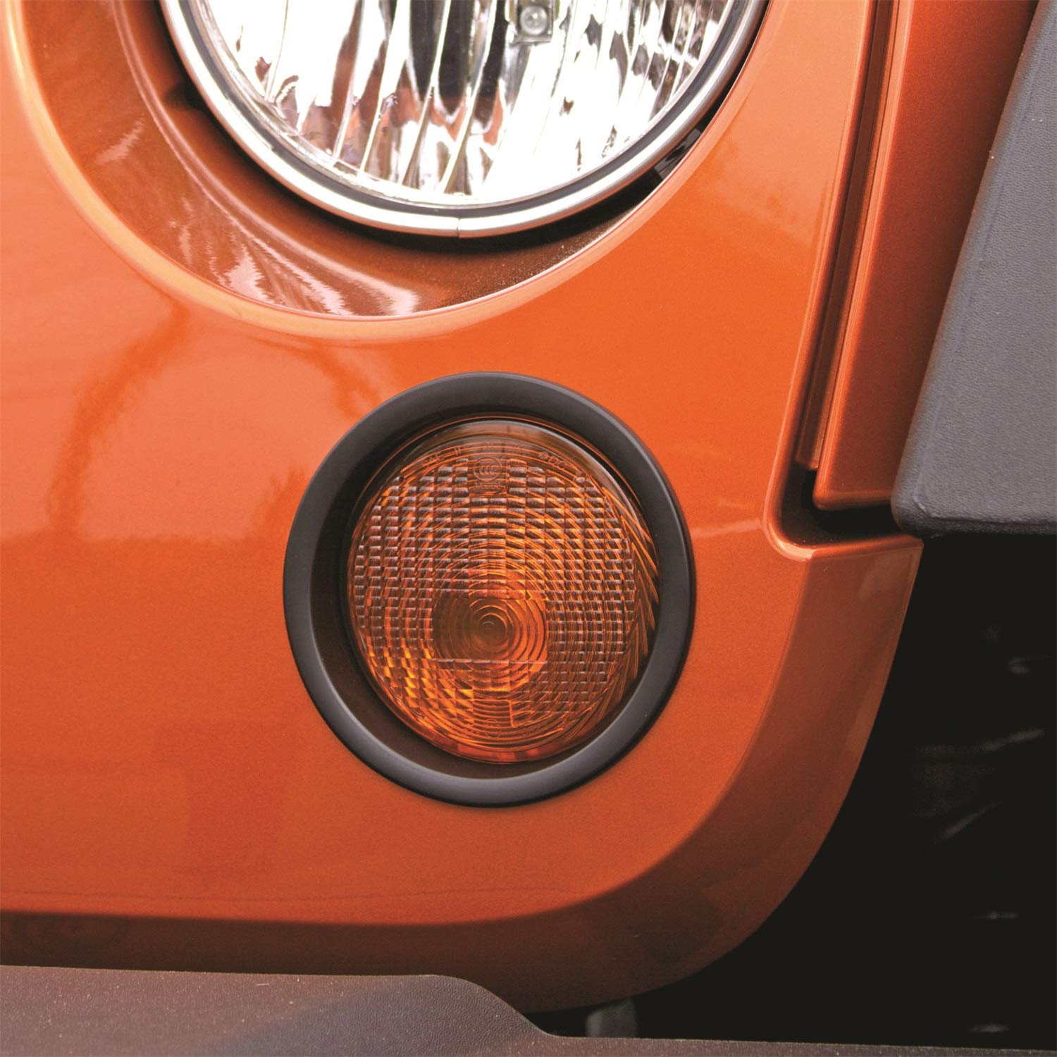 Turn Signal Rugged Ridge Bezel Trim | 12419.26 | Fits 2007-2018 Jeep Wrangler JK