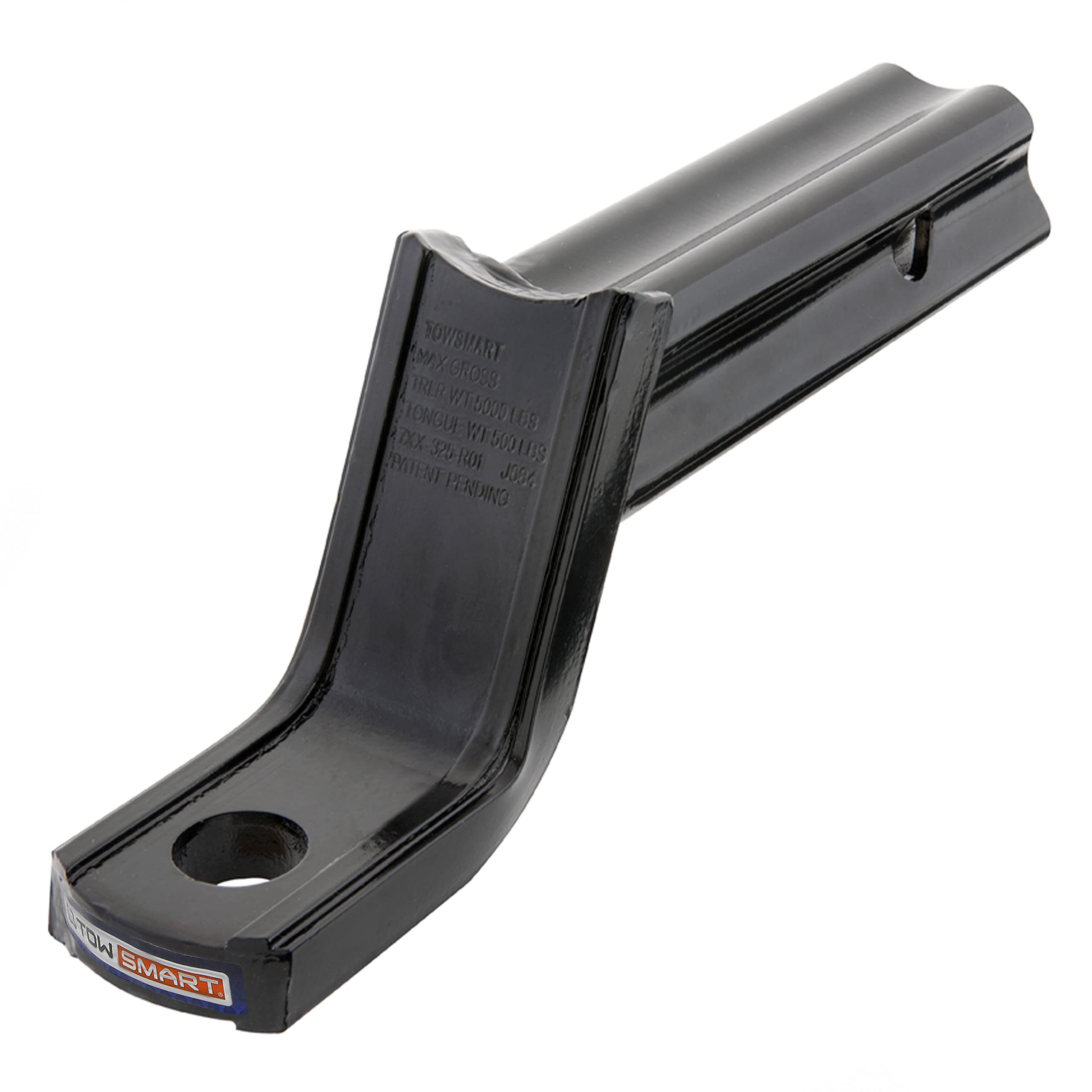 Class III TOWSMART, 5,000 lb., 3-1/4 in. Drop x 2 in. Rise x 1 in. Shank, X-Mount Trailer Hitch Ball Mount