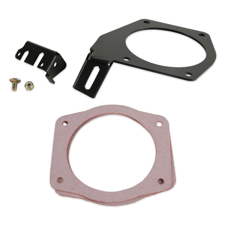 Holley EFI Cable Bracket for 90 & 95mm Throttle Bodies on Factory or FAST Brand car style intakes 20-147