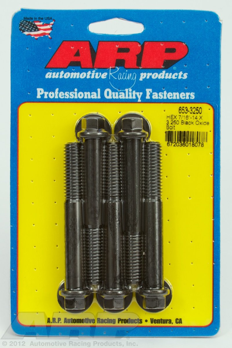 Hex ARP (653-3250) Oxide Bolt, Black