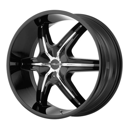 HE891 Helo 22X9 BLANK G-BLK W/ ACC 35MM (108-140) - HE89122900335
