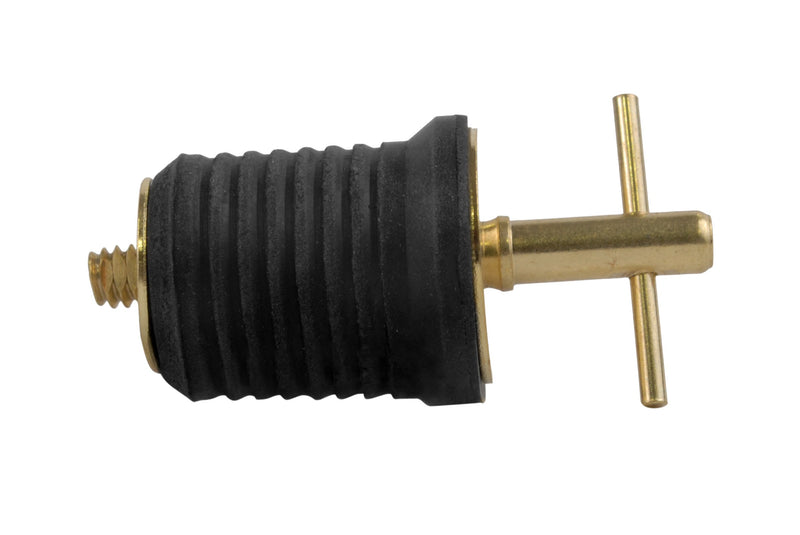 Brass Plated Attwood 11592-3 T-Handle 1-inch Drain Plug