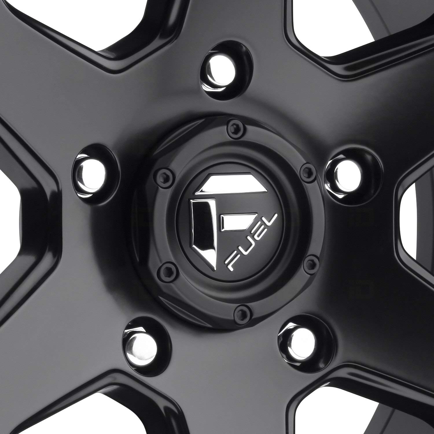 1PC Fuel D589 RIPPER 20x9, Bolt Pattern: 6x135/, Offset: 1, MATTE BLACK GLOSS BLACK LIP, set of 1