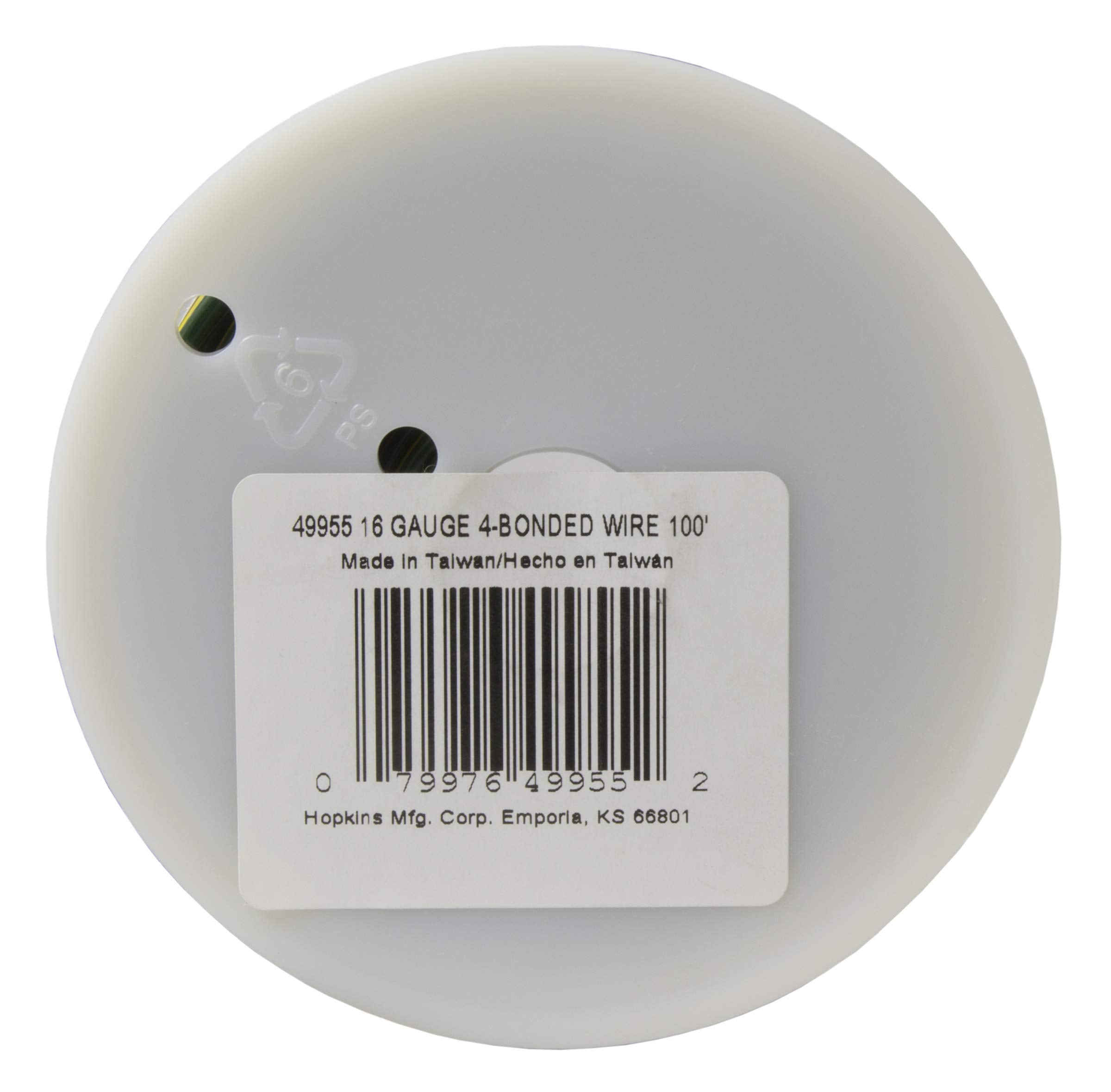 Hopkins 49955 Towing Solutions 16/18 Gauge Bonded Wire Spool, 100 Feet