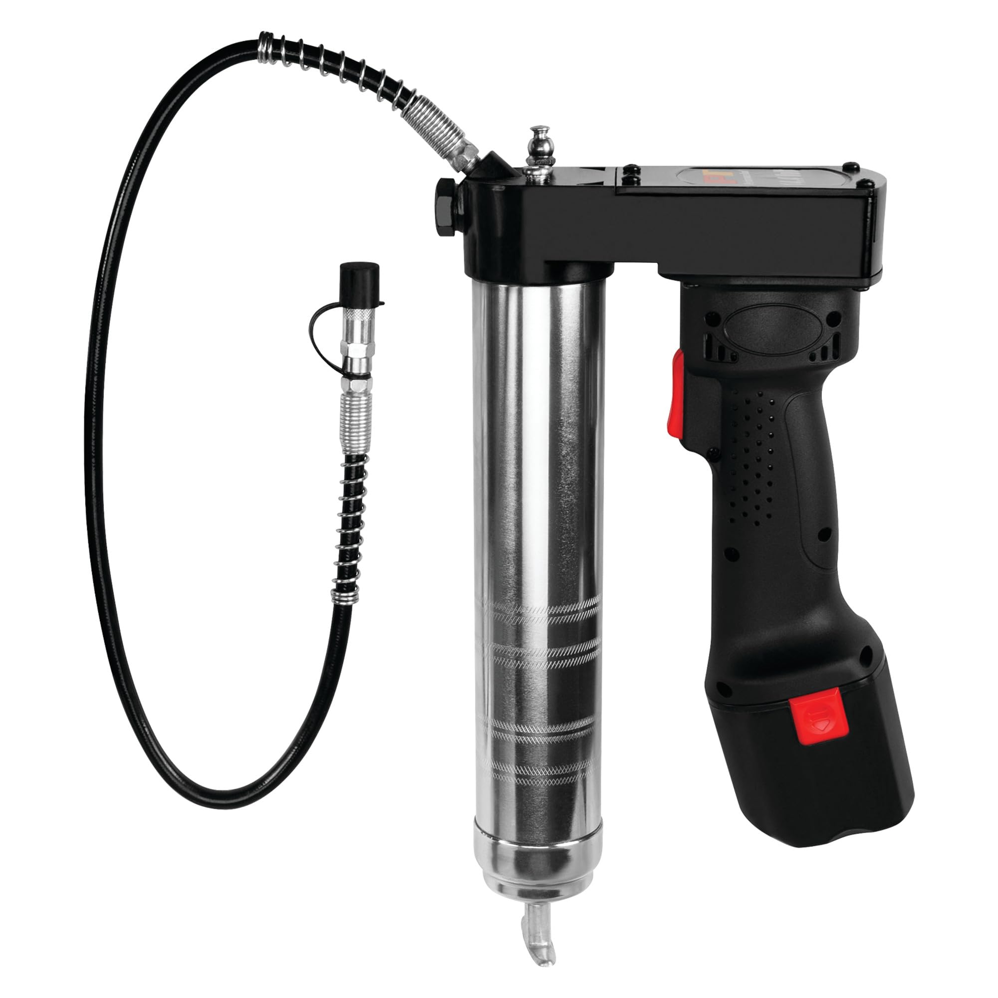 14.4V Performance Tool W50014 Cordless Grease Gun with 7000psi, 30in Hose and Heavy Duty Coupler for Easy Lubrication