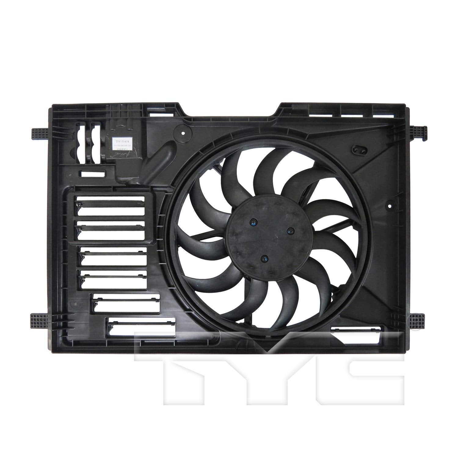 Replacement TYC 624020 Cooling Fan Assembly for Ford Escape, 1 Pack