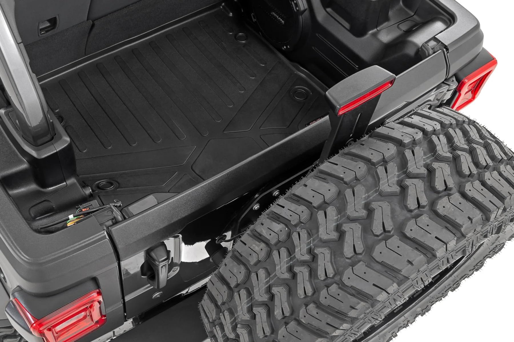 Rough Country Tailgate Protector for Jeep Wrangler JL/Unlimited (2018-2025) - Durable Protection, Scratch & Impact Resistant, Easy Install
