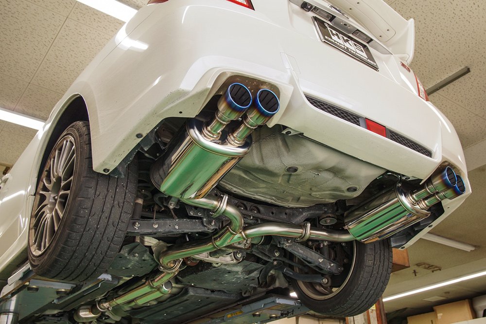 Super Turbo Muffler HKS 31029-AF014 (GVB EJ20), 1 Pack, (N)