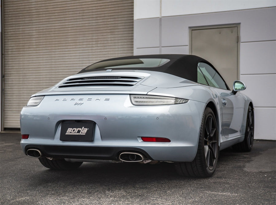 BORLA Cat-Back 140710 Performance Exhaust System for 2013-2015 Porsche 991 911 3.8L 6 Cyl. Automatic/Manual Transmission Rear Wheel Drive 2 Door