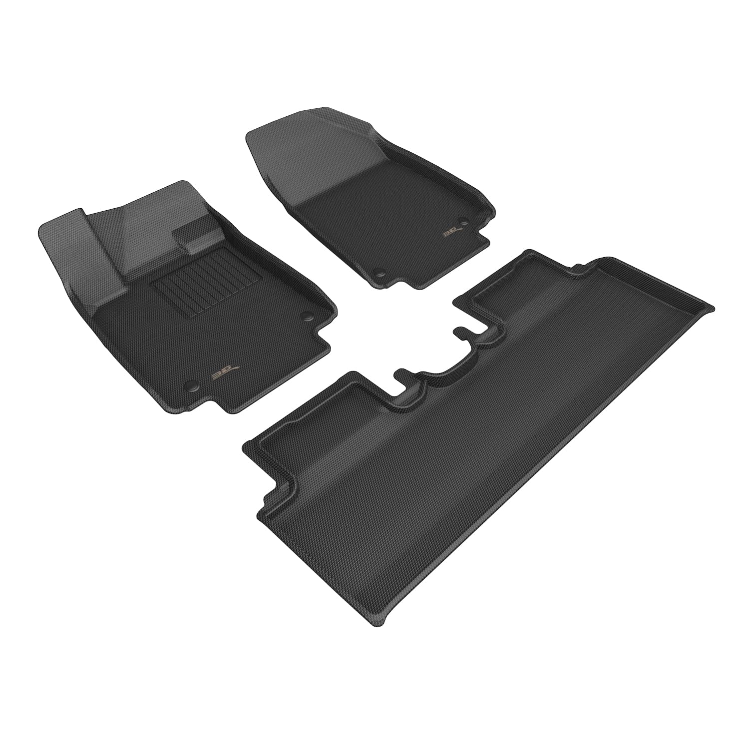 Kagu Floor Mat 3D MAXpider Custom Fit (Black) Compatible with Hyundai Ioniq 6 2023-2025 - Full Set