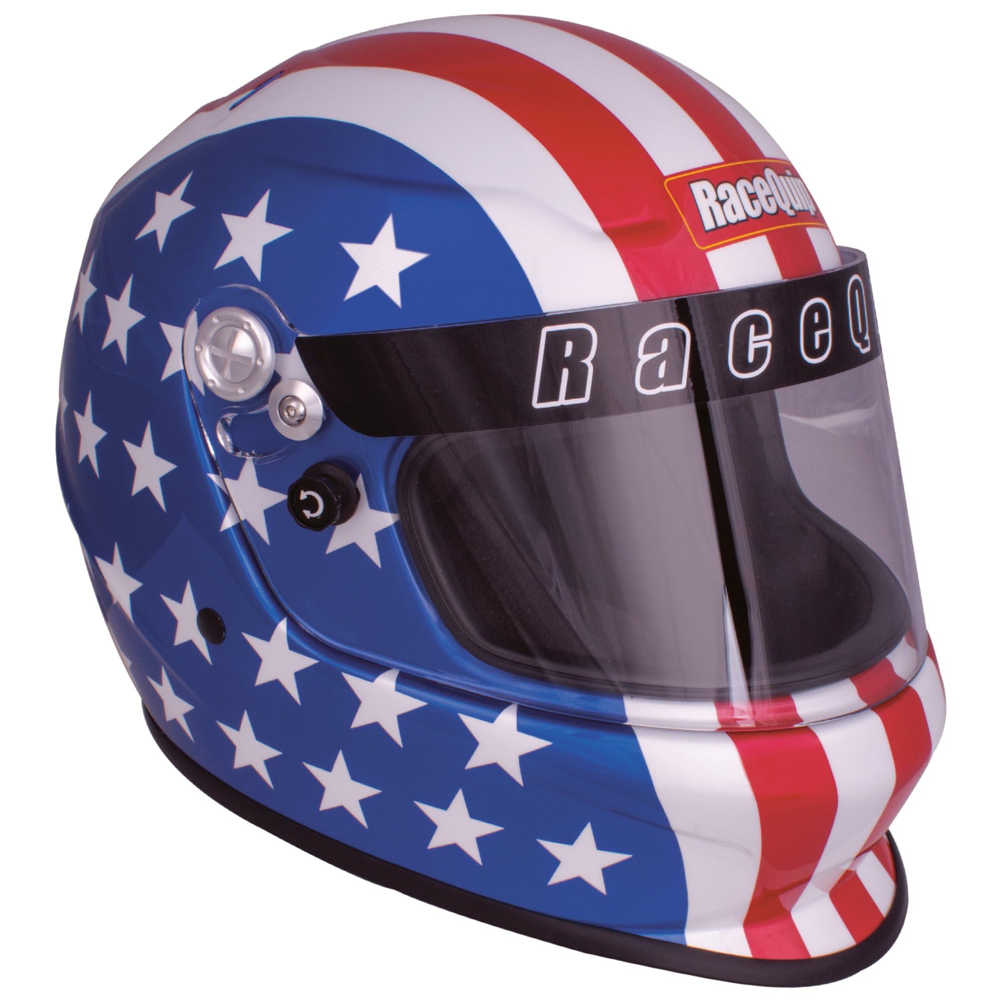 RaceQuip Auto Racing Helmet Full Face Model SFI 24.1 Pro Youth Junior Kids America Graphic 2261296