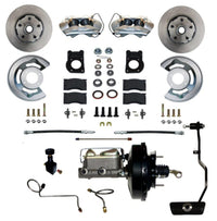 Power Disc Brake Conversion LEED BRAKES 70 Mustang With Automatic Transmission - 4Piston