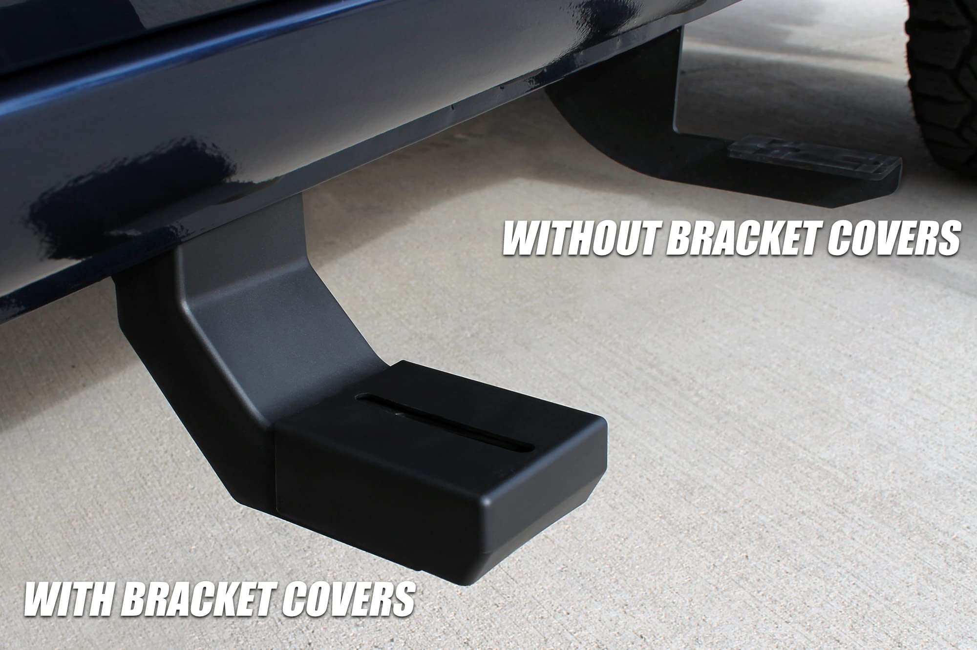 RB-BKC4: RAPTOR Series Black Thermoplastic Rubber Bracket Covers