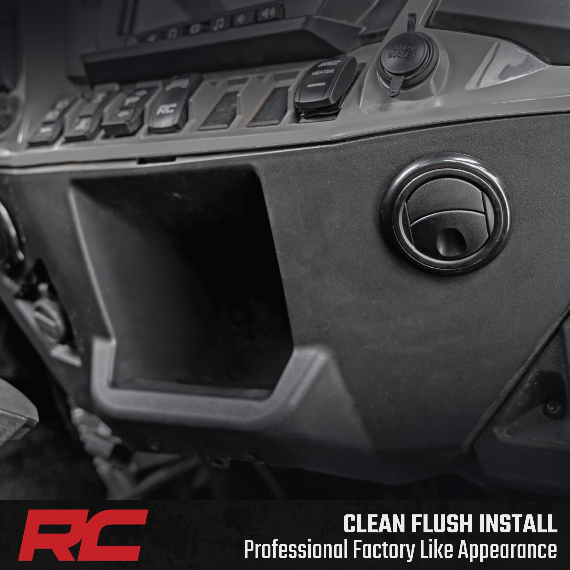 Cab Heater Rough Country for Can-Am Defender HD 8/HD 9/HD 10 (2016-2024) - 12V UTV Heating System, Fast Cabin Warm-Up & Defrost